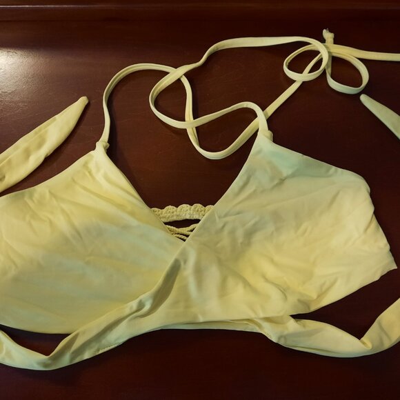 Frankie's Bikinis Malia Top Charlie Bottom Rare Pineapple Colour Like New Mint - Picture 4 of 9